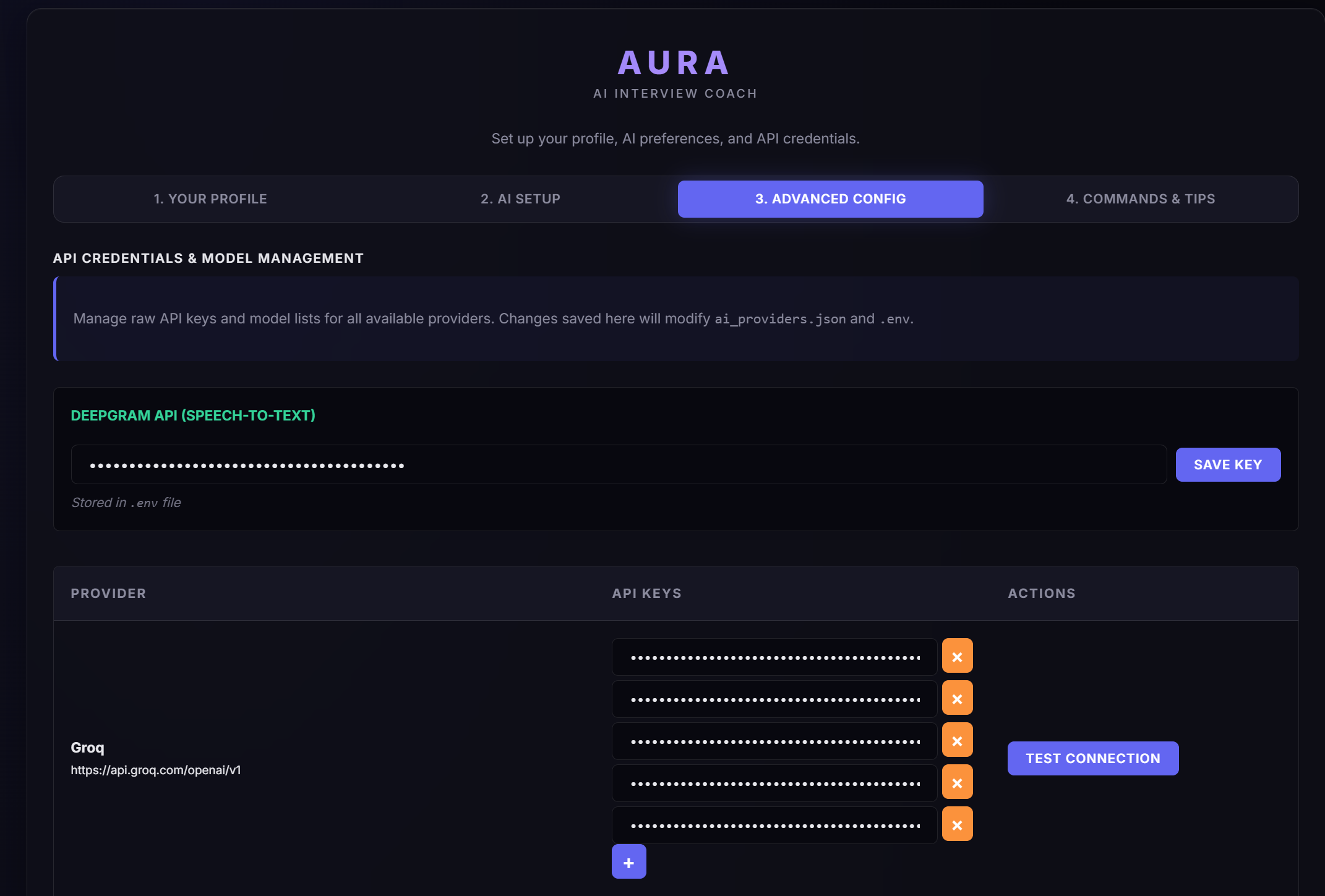 Aura Config