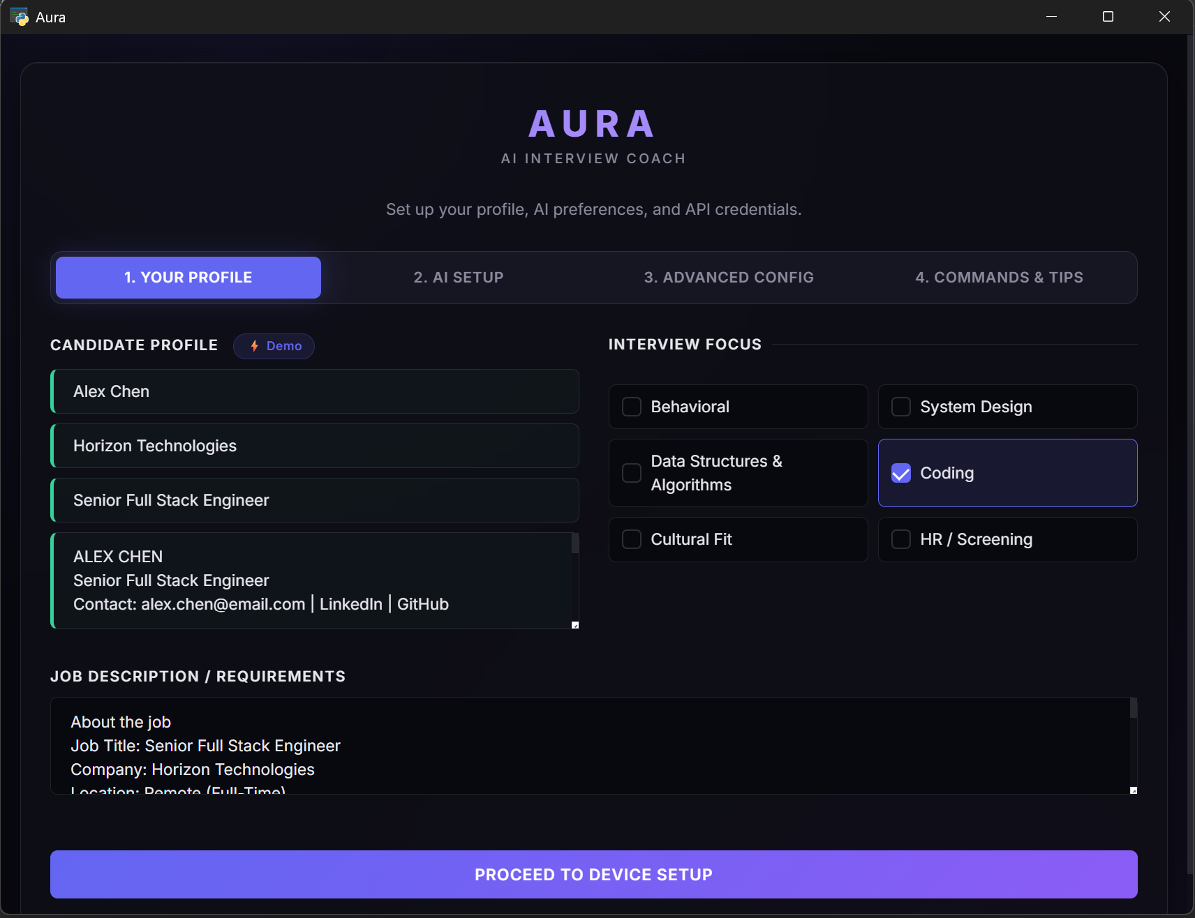 Aura Onboarding