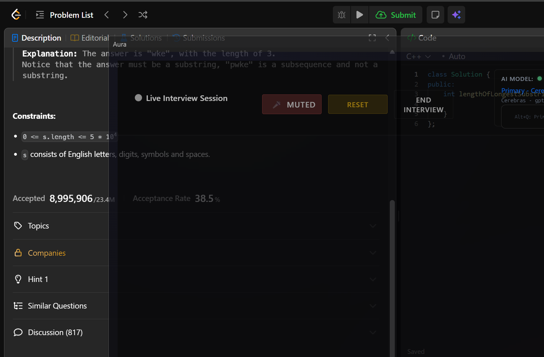 Aura Stealth — Screen Share Protection